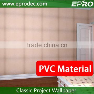 american style pvc wallpaper for interior decoration