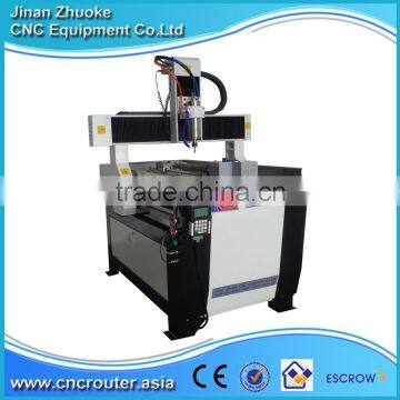 4 Axis Small Engraving Machine CNC Router 6090 For Metal Wood Materials With DSP Offline Control Water Tray 600*900MM