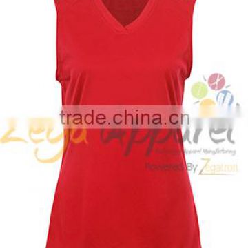 Zegaapparel Wholesale free print sleeveless cotton t shirt women