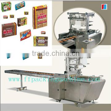 Envelope type biscuit wrapping machine