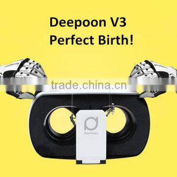 3D Virtual Reality Deepoon V3 mobile vr headset
