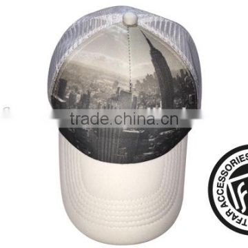 TRUCKER CAP WITH PRINTING DESIGNS