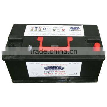 car battery (MF DIN100 ) mf car battery