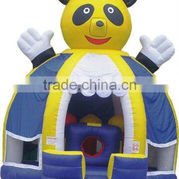 2016 hot sale funny inflatable panda bounce/animal bounce cstle/jumping air bounce