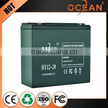 12V 20ah low price eco-friendly 100% pre-test OPZV battery