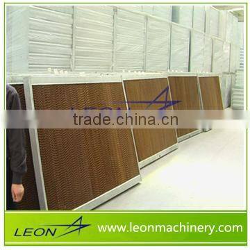 LEON series corrugated evaporative paper cooling pad with frame