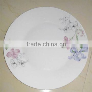royal porcelain dinner plates / pink ceramic dinner plate hotel porcelain dinner plates