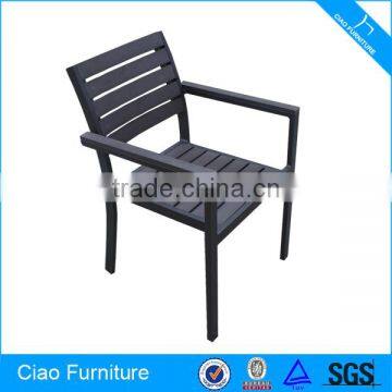 High quality durable plastic-wood dining chair