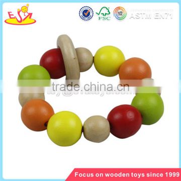 Wholesale latest wooden rattle sound toy reliable quality kids wooden rattle sound toy W08K011
