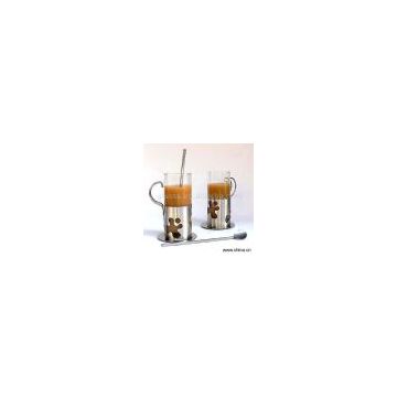 Sell Irish Coffee Cups with Stirrers and Coasters Set