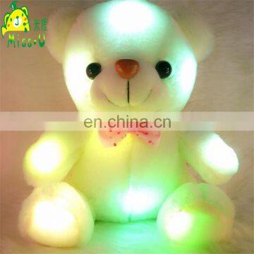 High Quality Stuffed Customized Soft Plush LED Toys Night Lighting Bear