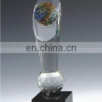 new design Crystal award Trophy Cup, crystal tower