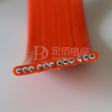 Elevator Control Cable Flat Electrical Cable High Tension Polyurethane