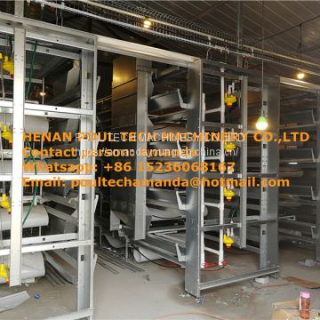 Mexico Chicken Farm H Type Automatic Chicks Cage & Pullet Cage in Brooding Room with Poultry Climate Control