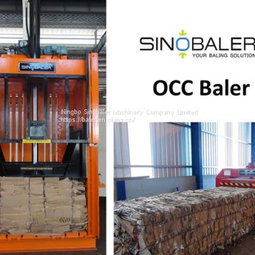 OCC Baler Machine / Old Corrugated Cardboard Baler