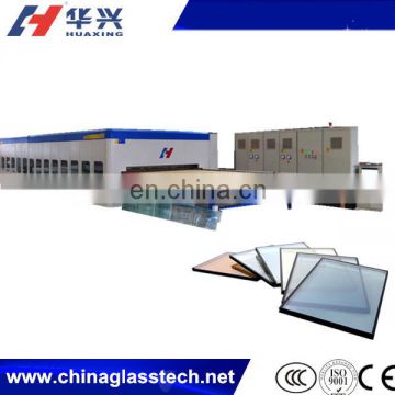 CE High Output Soft Low-e Continuous Force Convection furnace for tempering glass