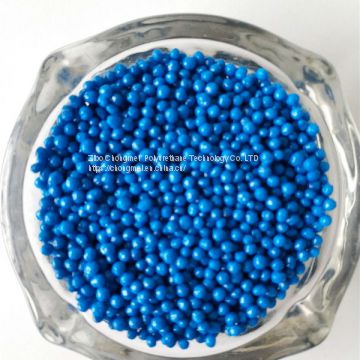 Polymer Resin Coating Urea Fertilizer Bule Color Prill , CM-211