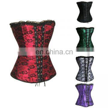 Vintage Gothic Factory Outlet Corset Bra Collar Lace Corset Ladies Slimming Body Shaper