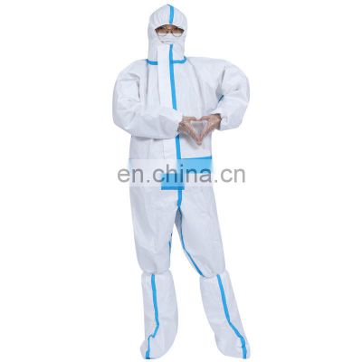 CE EN 14126 14605 13034 13982 Anti-virus Medical Work Clothes Medical Protection Wear Biological Surgical Protective Clothing