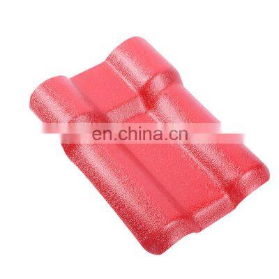 excellent waterproof resin roof sheet for house/light weight roof tile/anti impact big corrugated plastic sheet for harmhouse