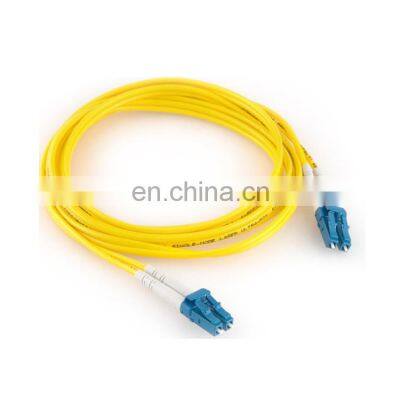 3Meters Single Mode G652D 3mm Simplex PVC Jacket Fiber Optic Patch Cord SC/APC-SC/APC