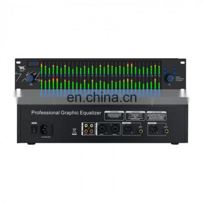 TKL T2531 Two 31-Band Spectrum Display Professional Graphic Equalizer Audio Processor For Home Stage