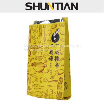 maize  flour Side Gusset plastic bag Laminated Sealed Pouch Packaging Bag Eco friendly packaging stand up gusset bag with valve