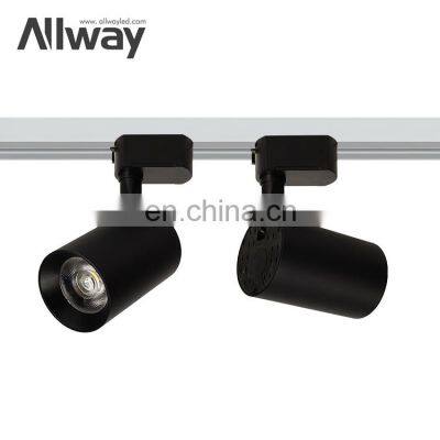 ALLWAY Unique Design 80ra Round Cob Track Light Office Jewelry 10 20 30 Watt Led Spotlights