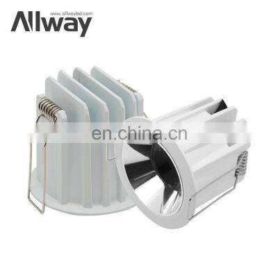 Manufacturer Tri Color Recessed Easy Installation Dimming COB 5Watt LED Down Lights