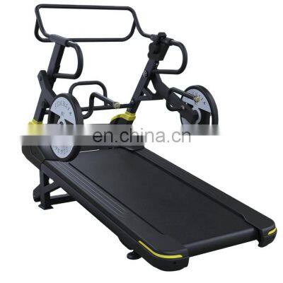 Professional 2021 Fitness Exercise Commercial Fitness Equipment/Device/Facilities Power Treadmill Gym Running Machine Plate Treadmill