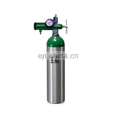 M series GB Standard Medical seamless aluminum oxygen cylinder,Aluminum material oxygen tank