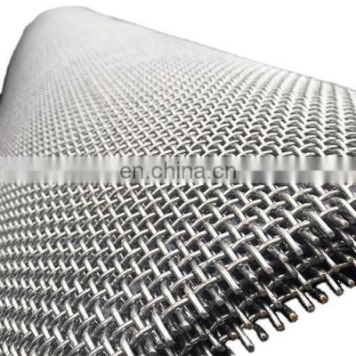 Crimped Plain Woven  Stainless Steel Wire Mesh
