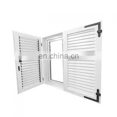 PVC/UPVC Shutter jalousie window clear pvc  fixed shutter buy roller blinds window
