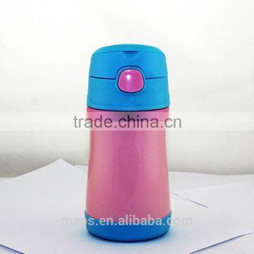 Baby use water vacuum flask, cartoon printed water bottle for kids