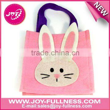 pink bunny felt bags wholesale