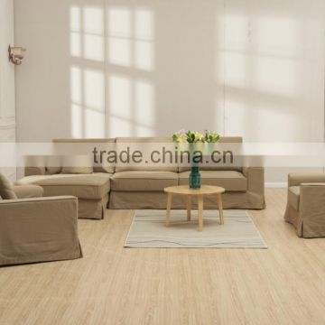 2015 latest design chesterfield sofa hot sale khaki color living roon sofa
