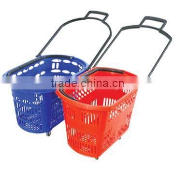 Selling various double handle basket shopping with high quality