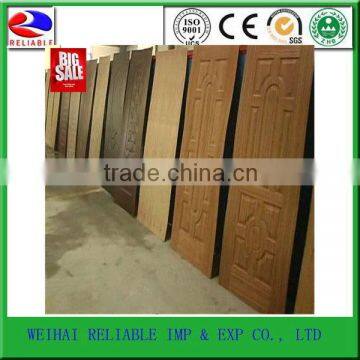 Professional manufacturer Quality ash nature veneer hdf door skin