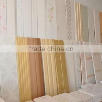 Wood color PVC ceiling panels hot sell