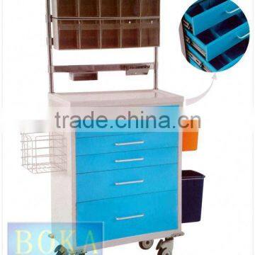 BK806 Stainless Steel hospital laundry anesthesia trolley