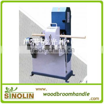 sanding wooden broom handle machine