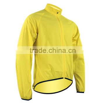 yellow windbreaker jacket for women with zipper