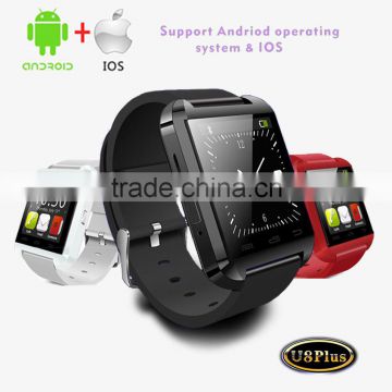 New model updated U8 smart watch for android and IOS system phones, smart watch 2015 hot selling product, new bluetooth watch