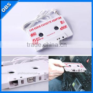 New Product Audio Car Cassette Tape Adapter 3.5mm MP3 CD MV DVD iphone