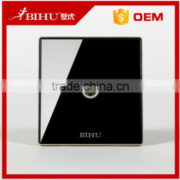China factory PC brushed stainless steel material tv crt wall socket TV socket for sale