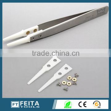 Wholesale /High Quality Hot-sales Ceramics Head-changded/Tips Tweezers