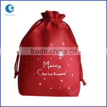 China manufacturer non woven christmas gift pouch with cheap price