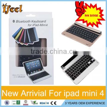 Wholesale Price Aluminium Bluetooth Wireless Keyboard for iPad Mini 1 2 3 4
