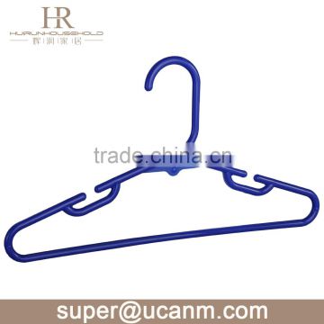 new style blue color plastic clothing hanger