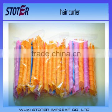 different color Small Hair Curler With A Set Hook